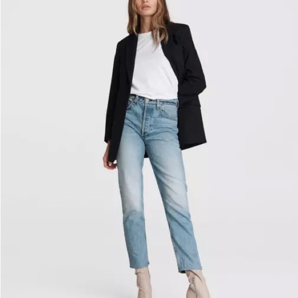 Nina Cigarette - TulipHigh-Rise Rigid Jean